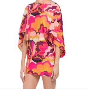 Trina turk fan Faire Tunic Swim Cover up